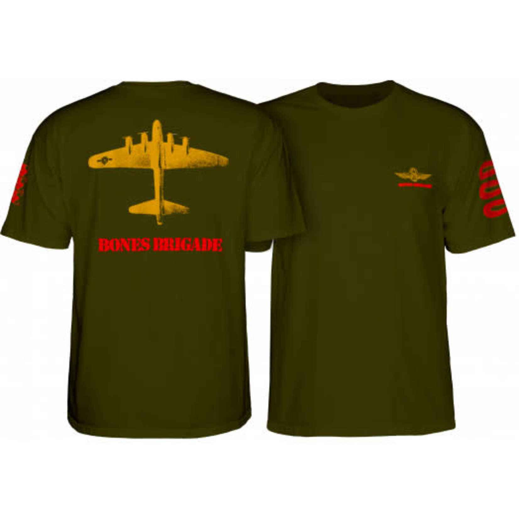 Powell Peralta Powell Peralta Bones Brigade Bomber T-shirt - Green -