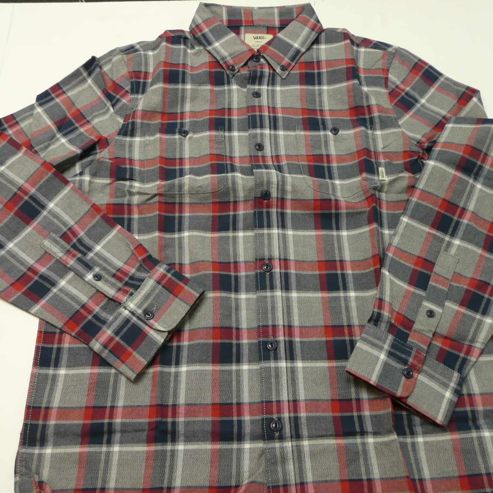 Vans Vans Atmore Buttondown Shirt  - Black/Frost Grey