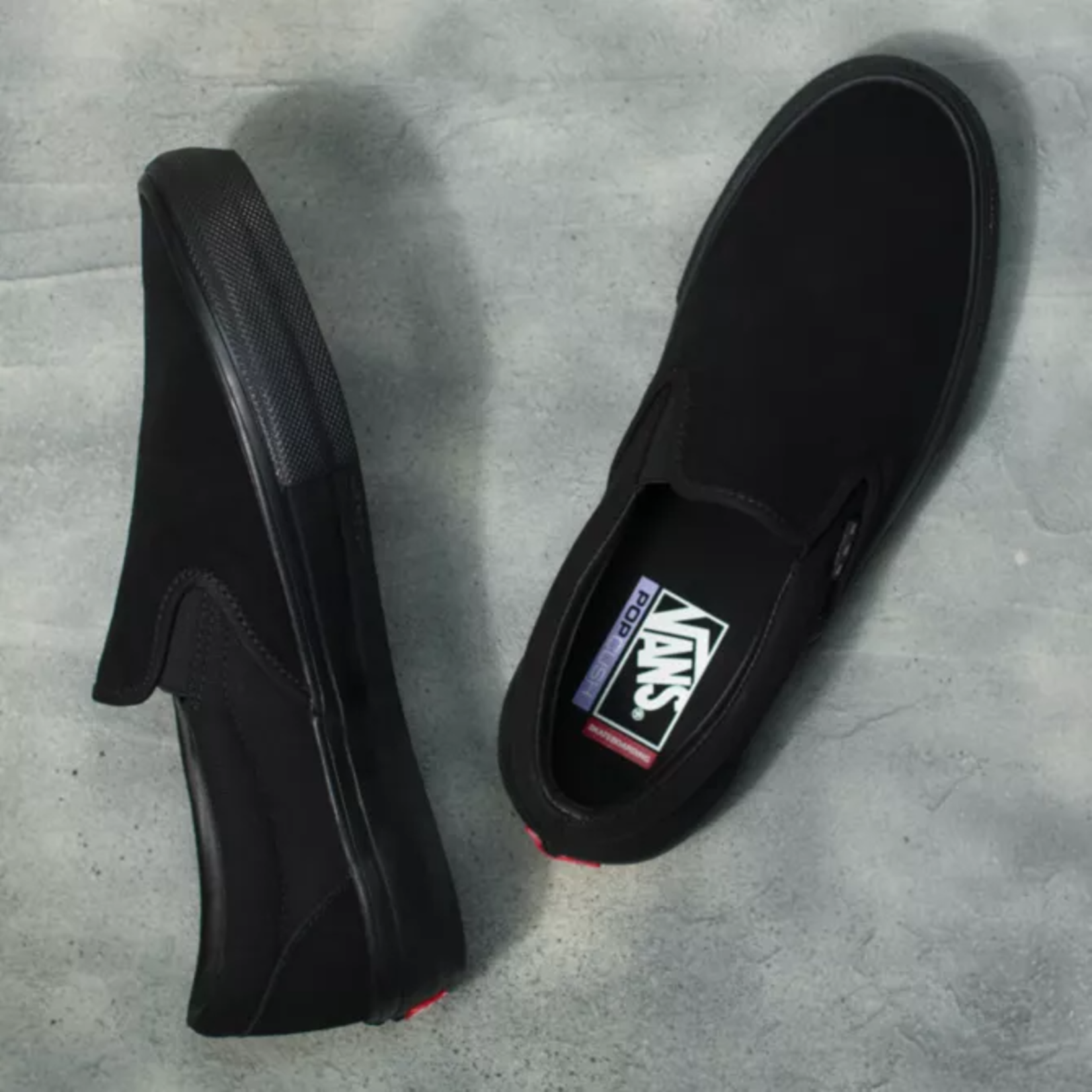 Vans Vans Slip On Pro Skate Shoes Black Black