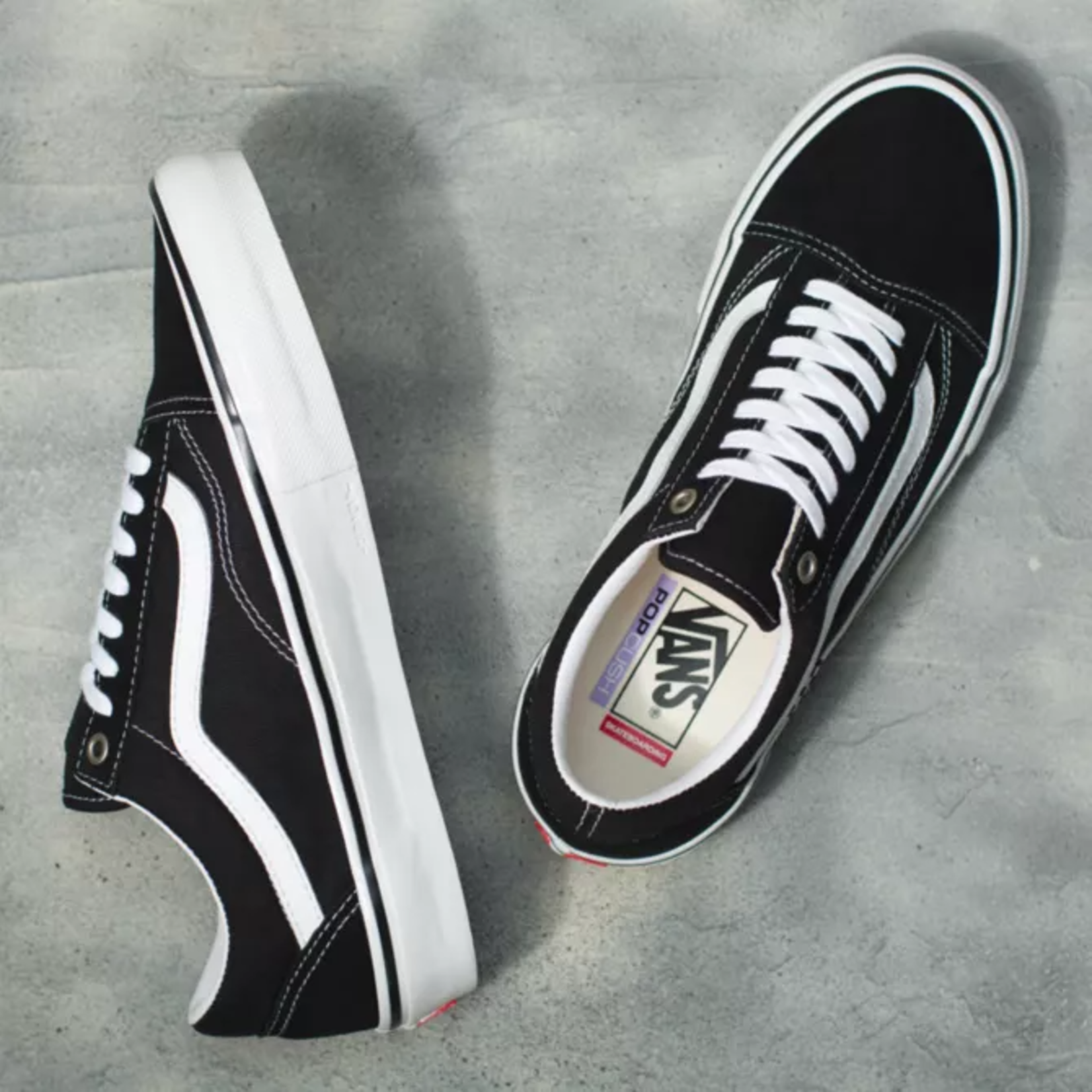Vans Vans Skate Old Skool Shoes - Black/White -