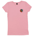Santa Cruz Skateboards Santa Cruz Classic Wave Splice Girls T-Shirt - Pink -
