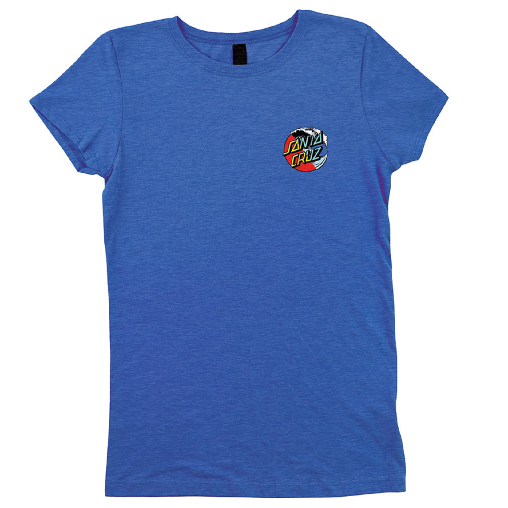 Santa Cruz Skateboards Santa Cruz Classic Wave Splice Girls T-Shirt - Royal -