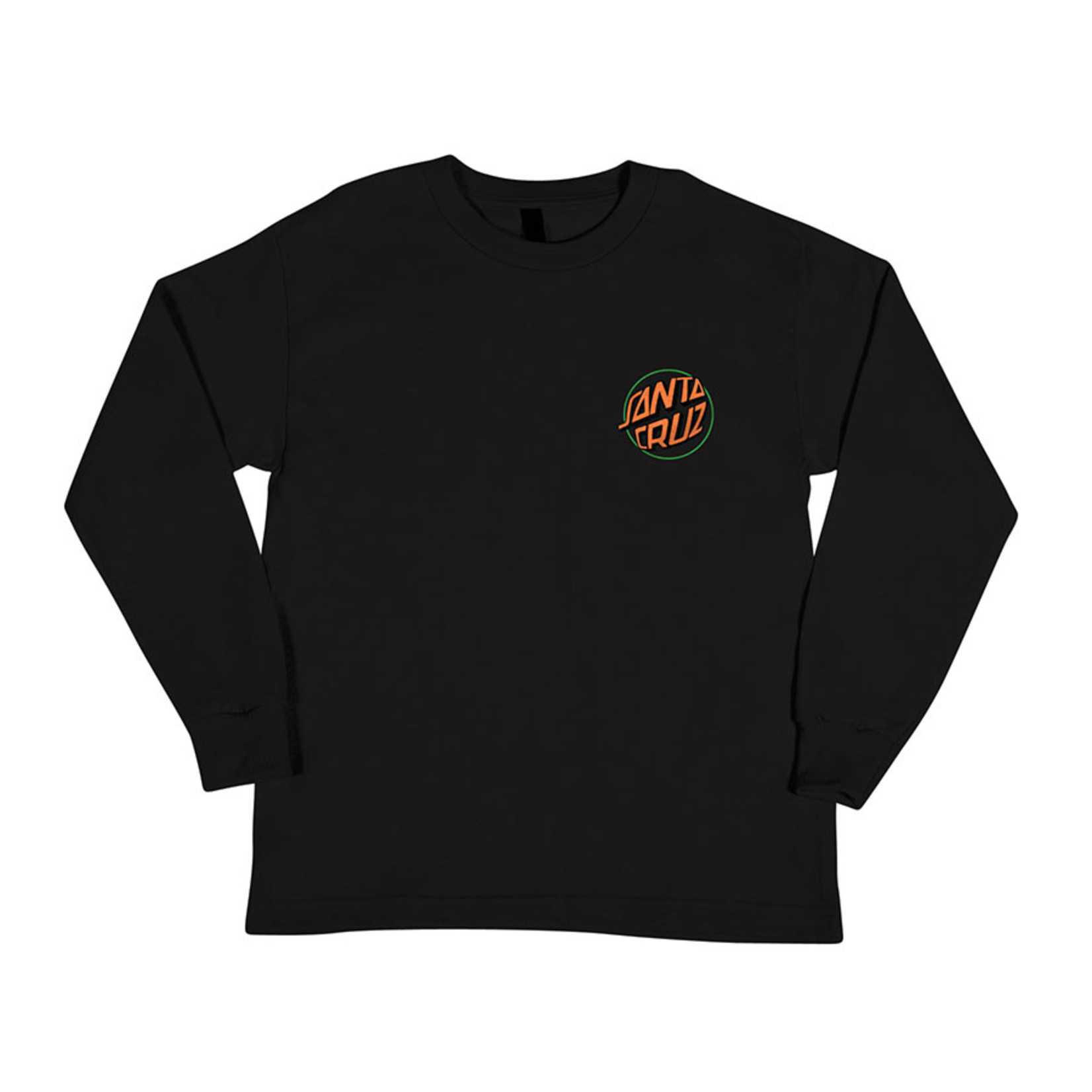 Santa Cruz Skateboards Santa Cruz Other Fisheye Dot LS Youth Shirt - Black -