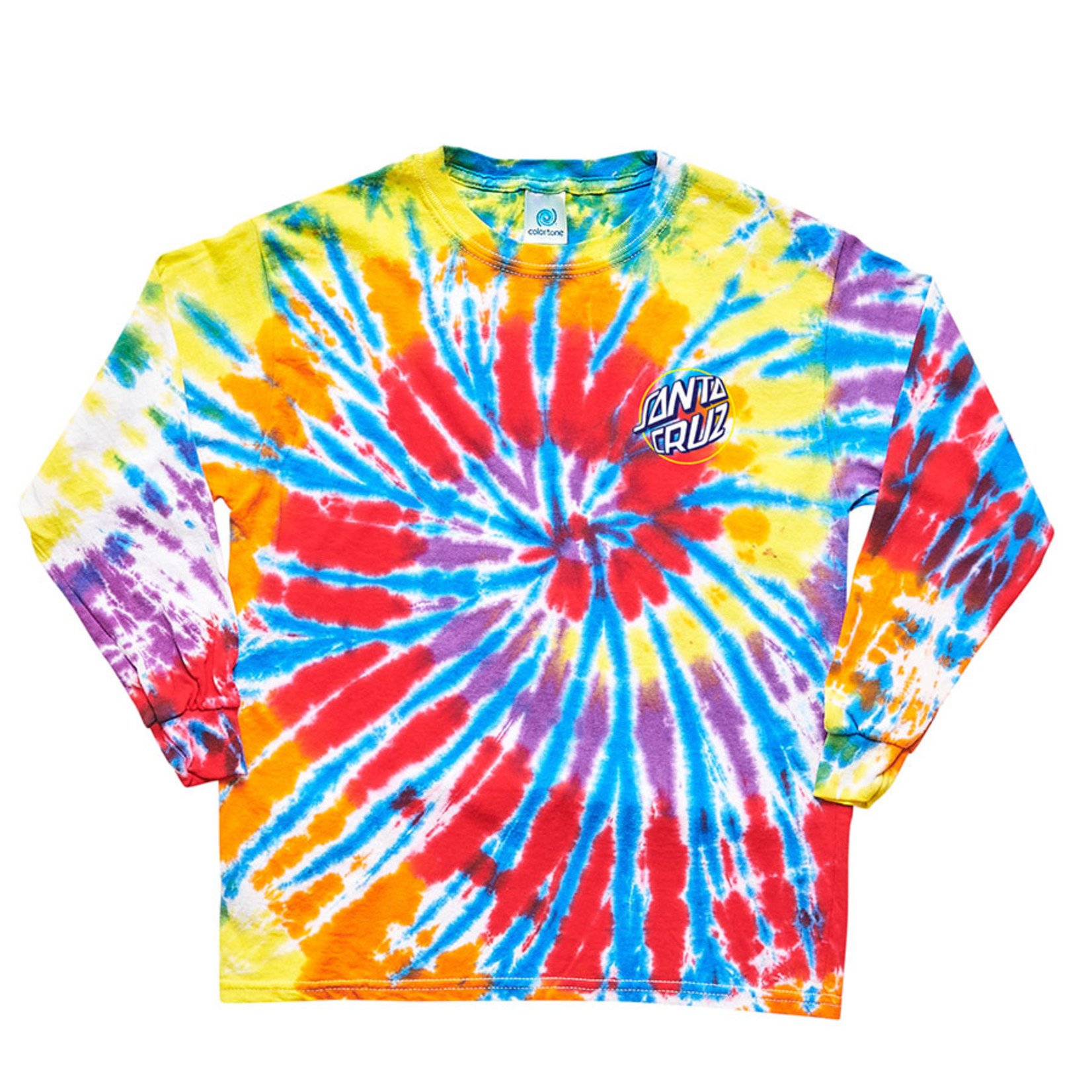 Santa Cruz Skateboards Santa Cruz Other Fisheye Dot LS Youth Shirt - Kaleidoscope -