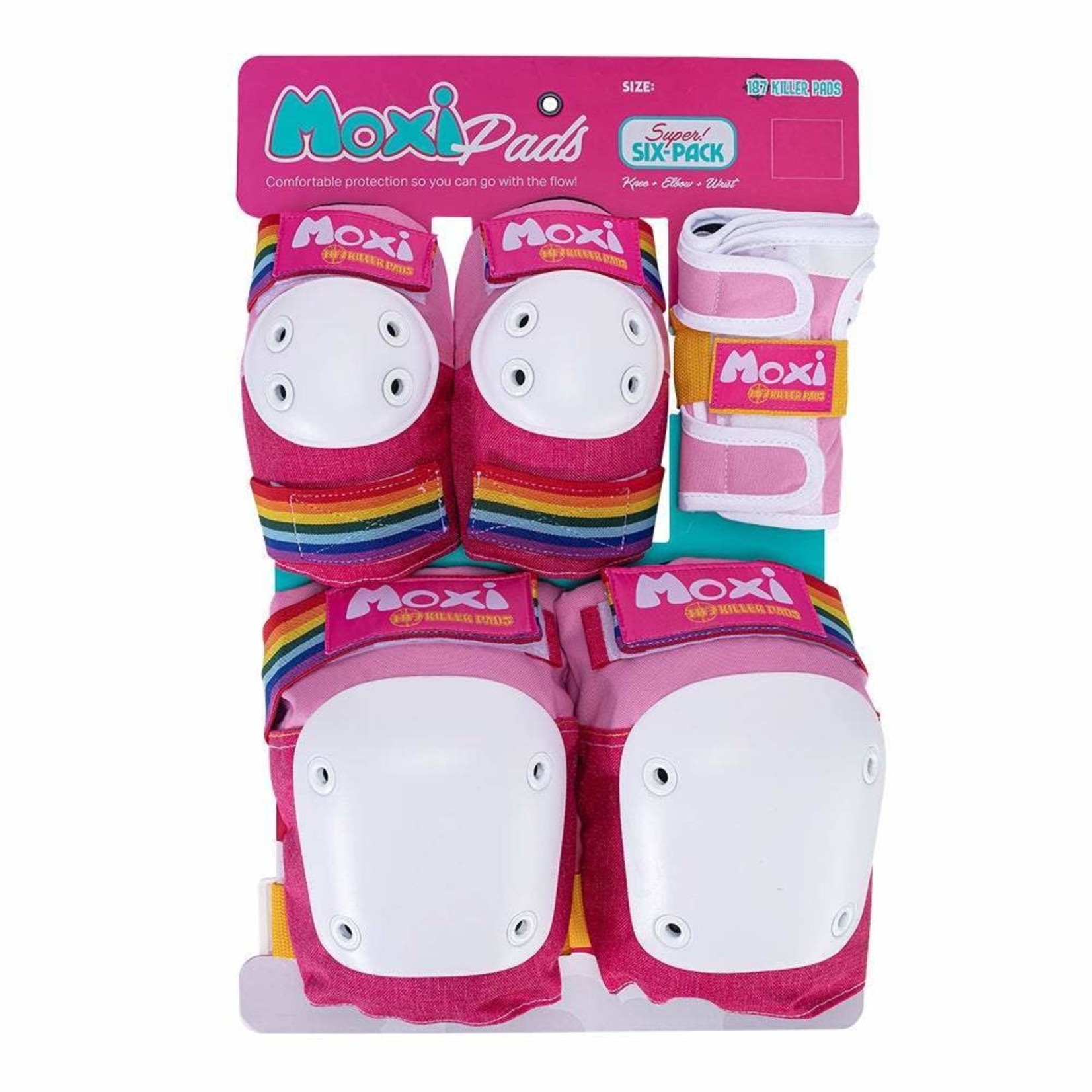 187 Killer Pads 187 Killer Pads Six Pack Pads - Moxi Pink/Peach -