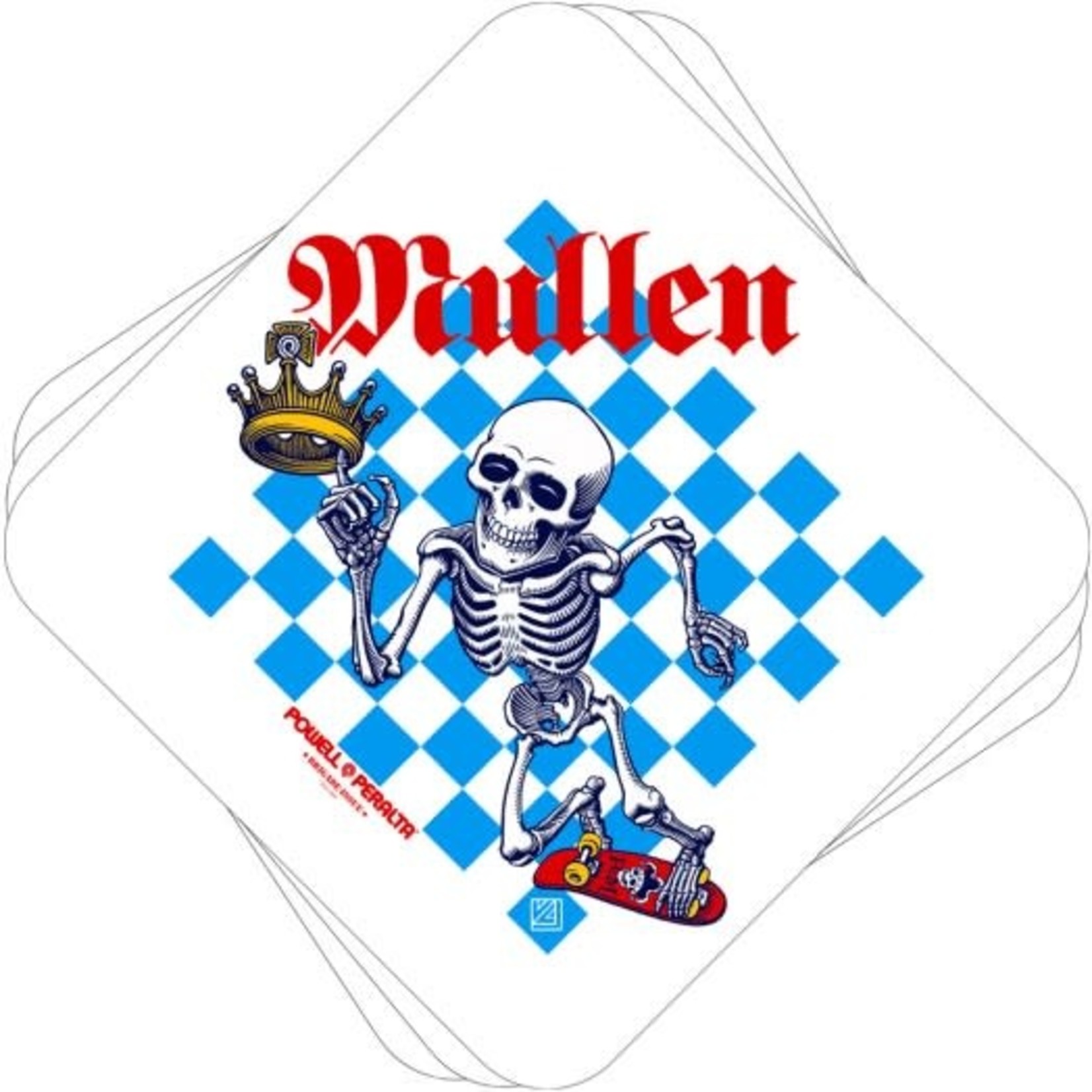 Bones Powell Bones Brigade Sticker  - Mullen Chess 4.375"