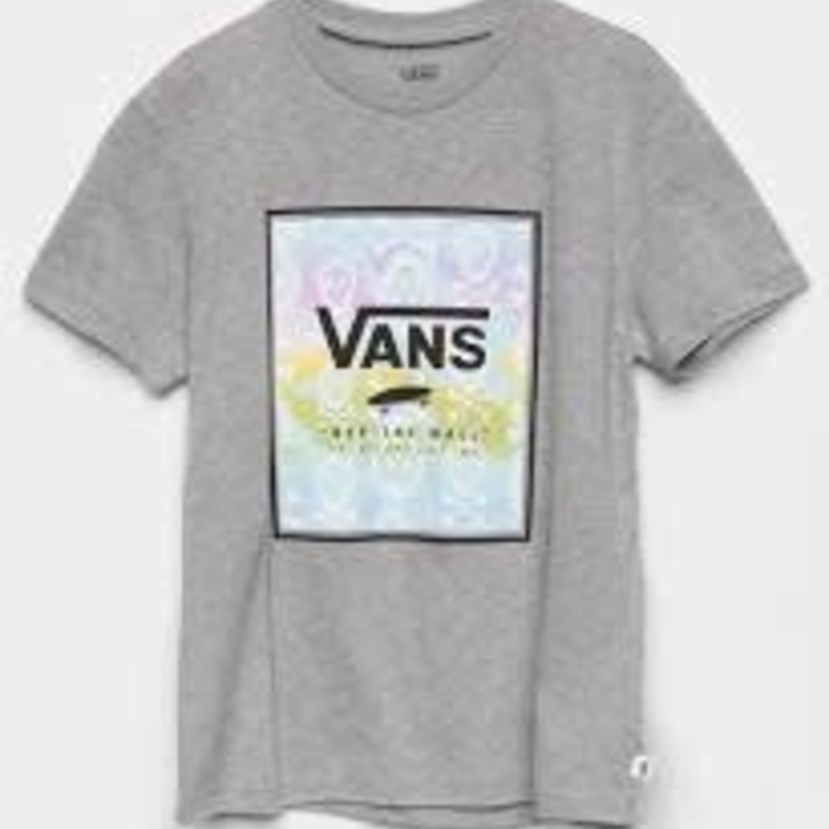 Vans Vans Skull Box Girls T-Shirt - Cement Heather -