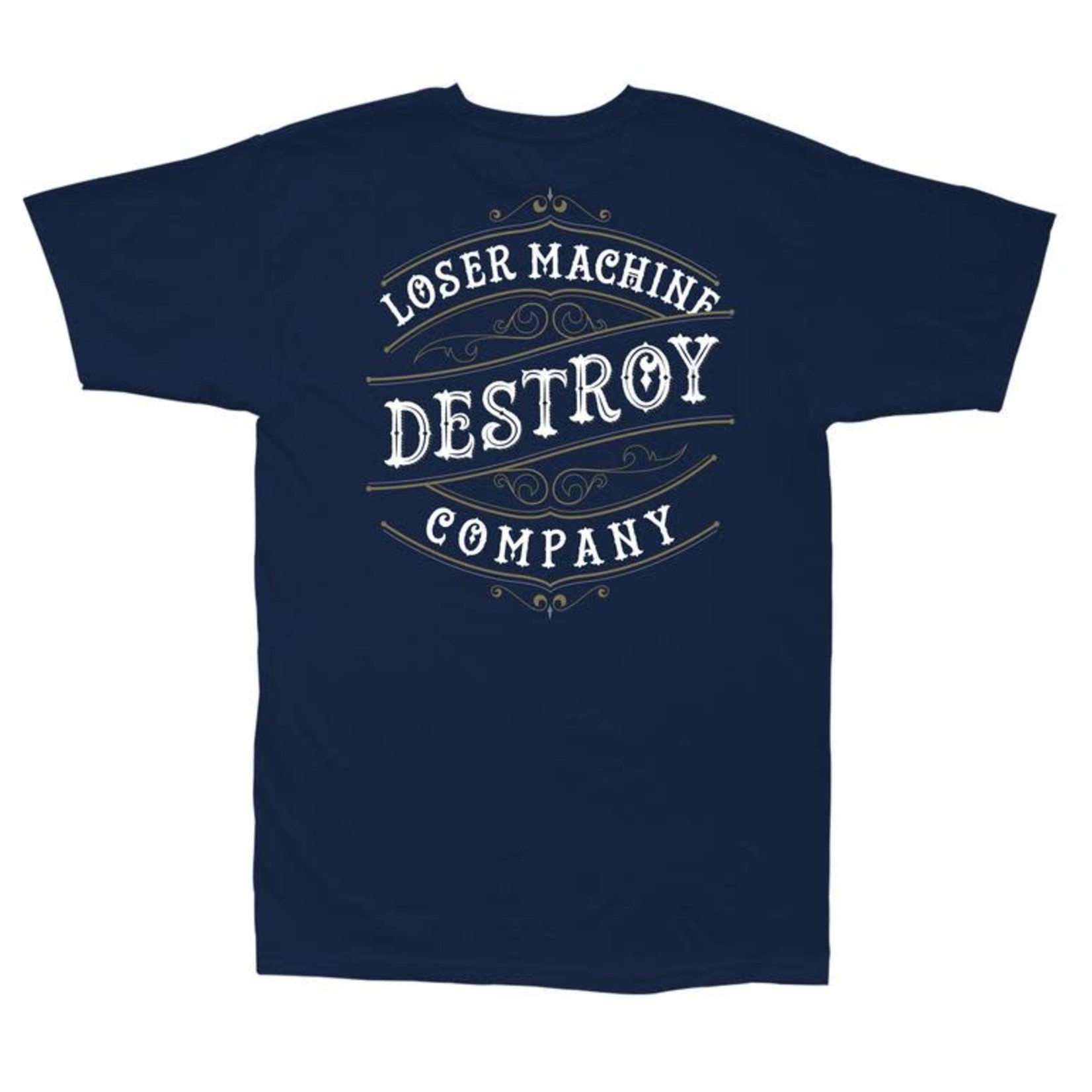 loser machine company Loser Machine Company  Fineline Shirt - Navy -