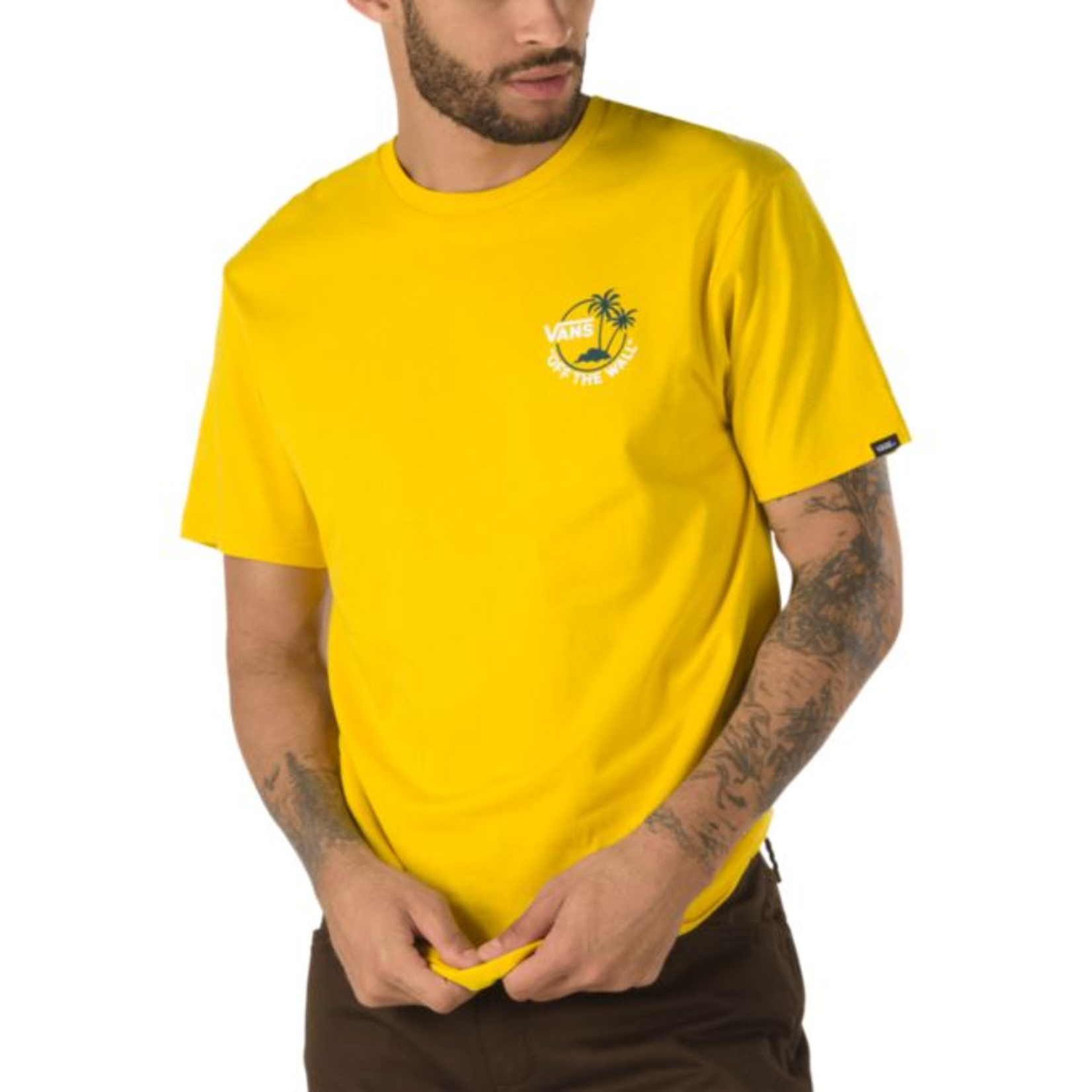 Vans Vans Mini Dual Palm T-Shirt - Sulphur/Gibraltar Sea -
