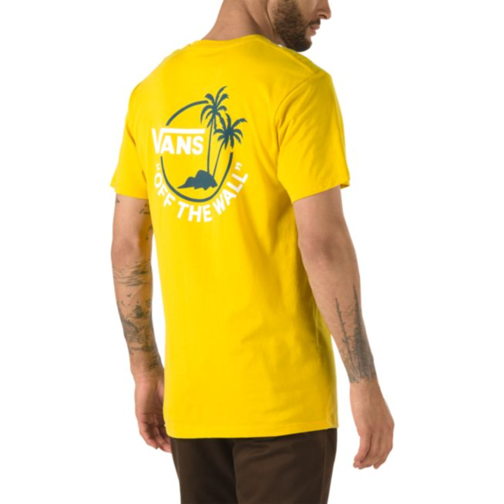 Vans Vans Mini Dual Palm T-Shirt - Sulphur/Gibraltar Sea -
