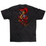 Black Label Black Label Reuter Snake & Rat T-Shirt - Black/Red -