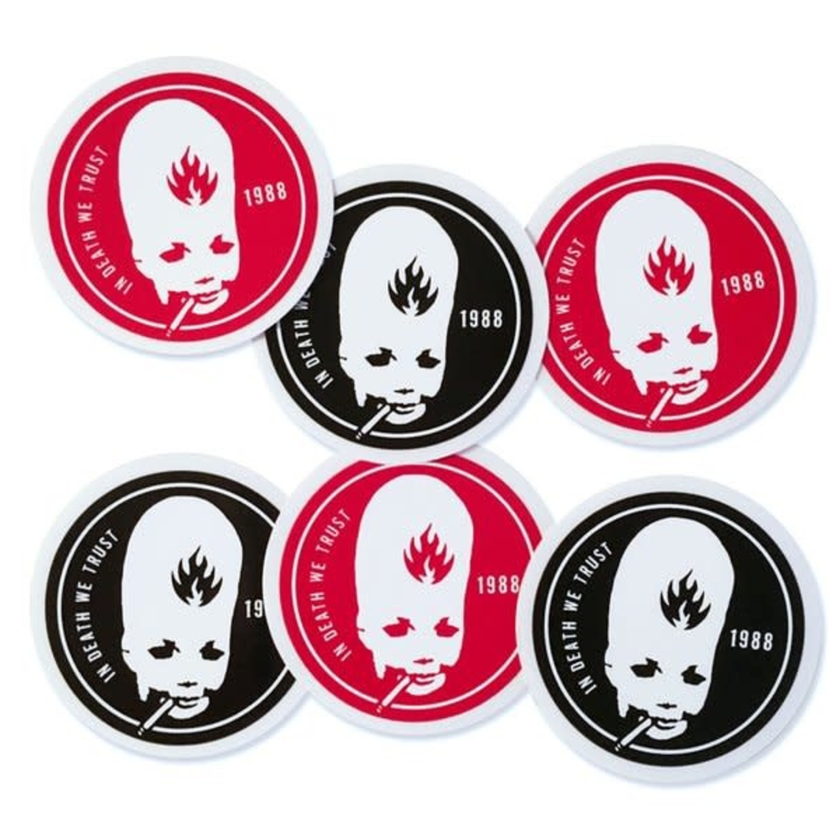 Black Label Black Label Thumbhead Sticker - Assorted Colors