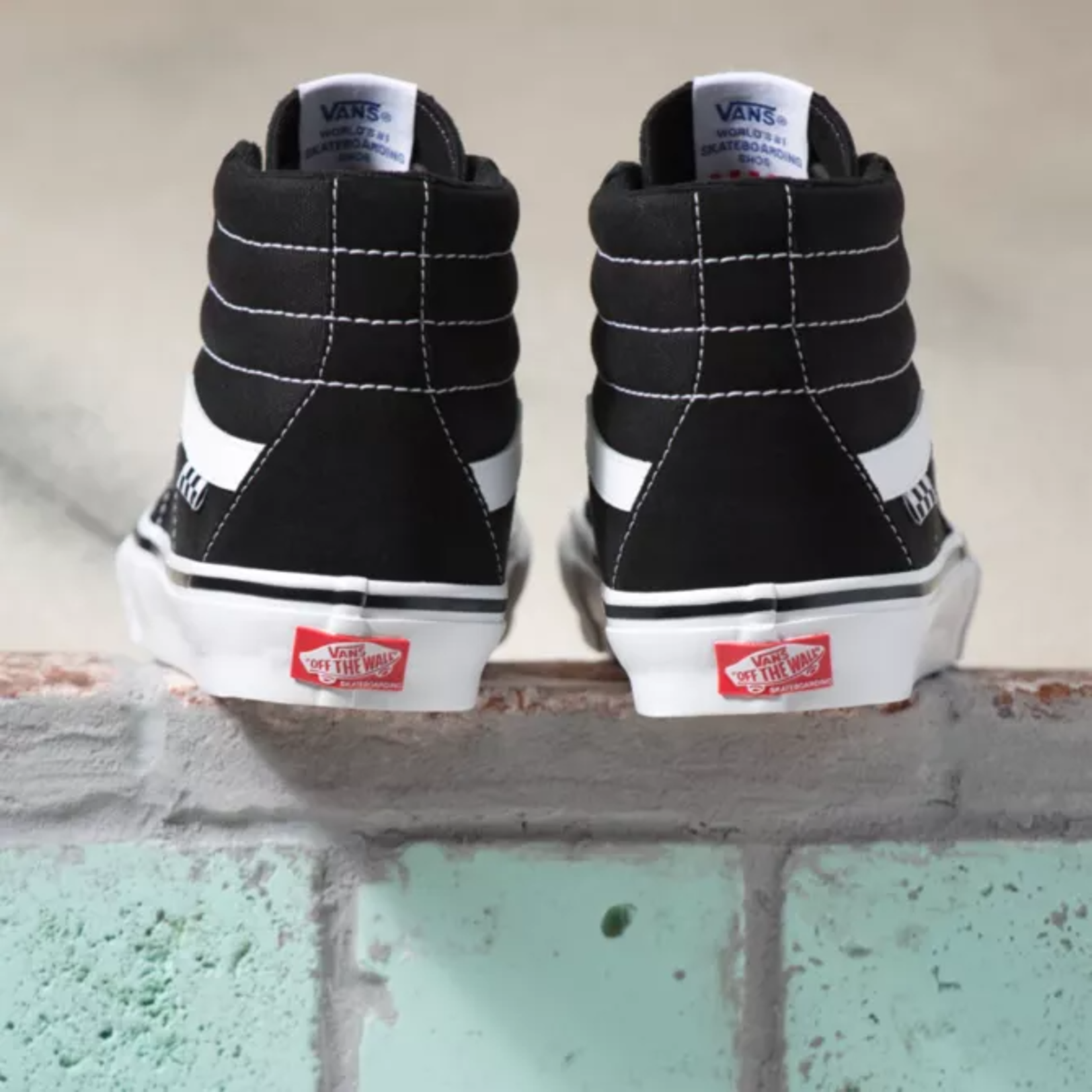 Vans Vans Skate Sk8-Hi Shoes - Black/White -