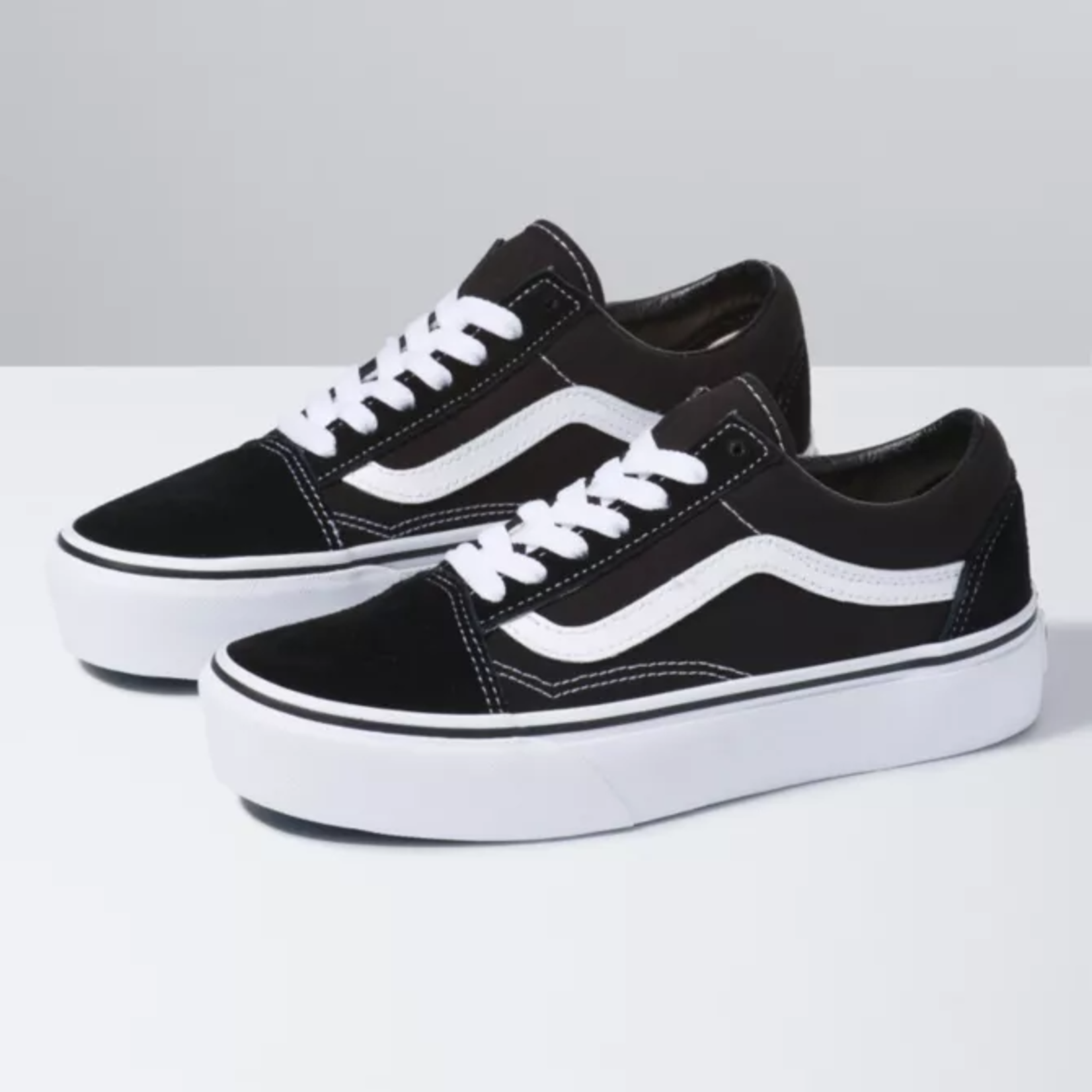 Vans Vans Old Skool Platform Shoes - Black/White -