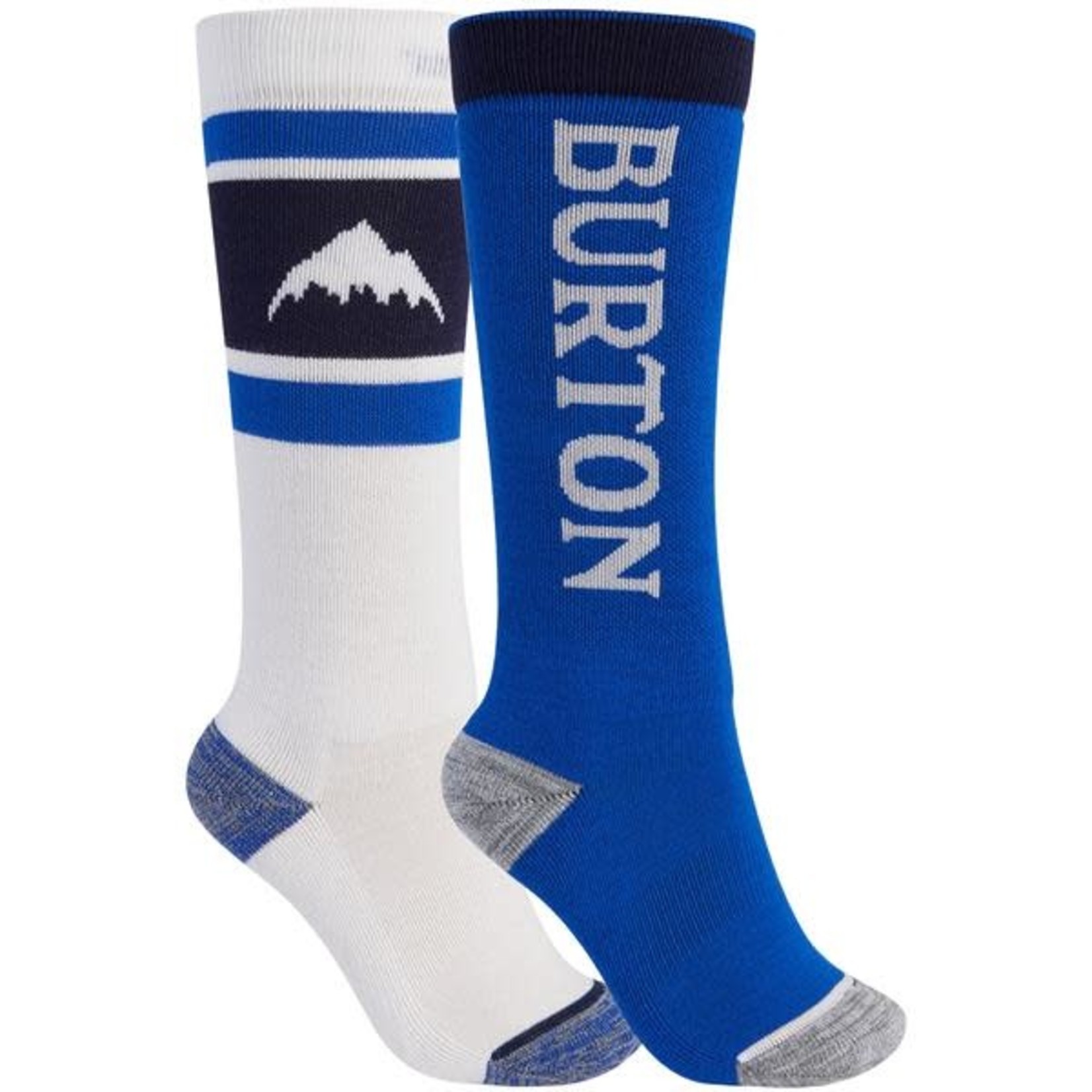 Burton 2021 Burton Weekend Midweight Socks - youth 2 Pak - White/Lapis -