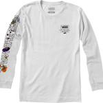 Vans Vans Pressed Floral Long Sleeve T-Shirt - White