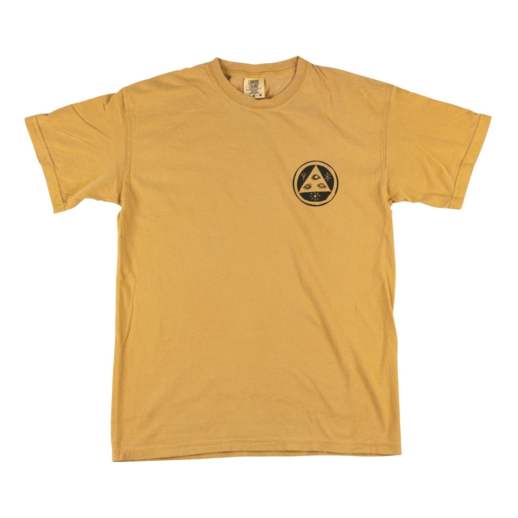 Welcome Skateboards Welcome Goodbye Horses Garment-Dyed T-Shirt - Gold