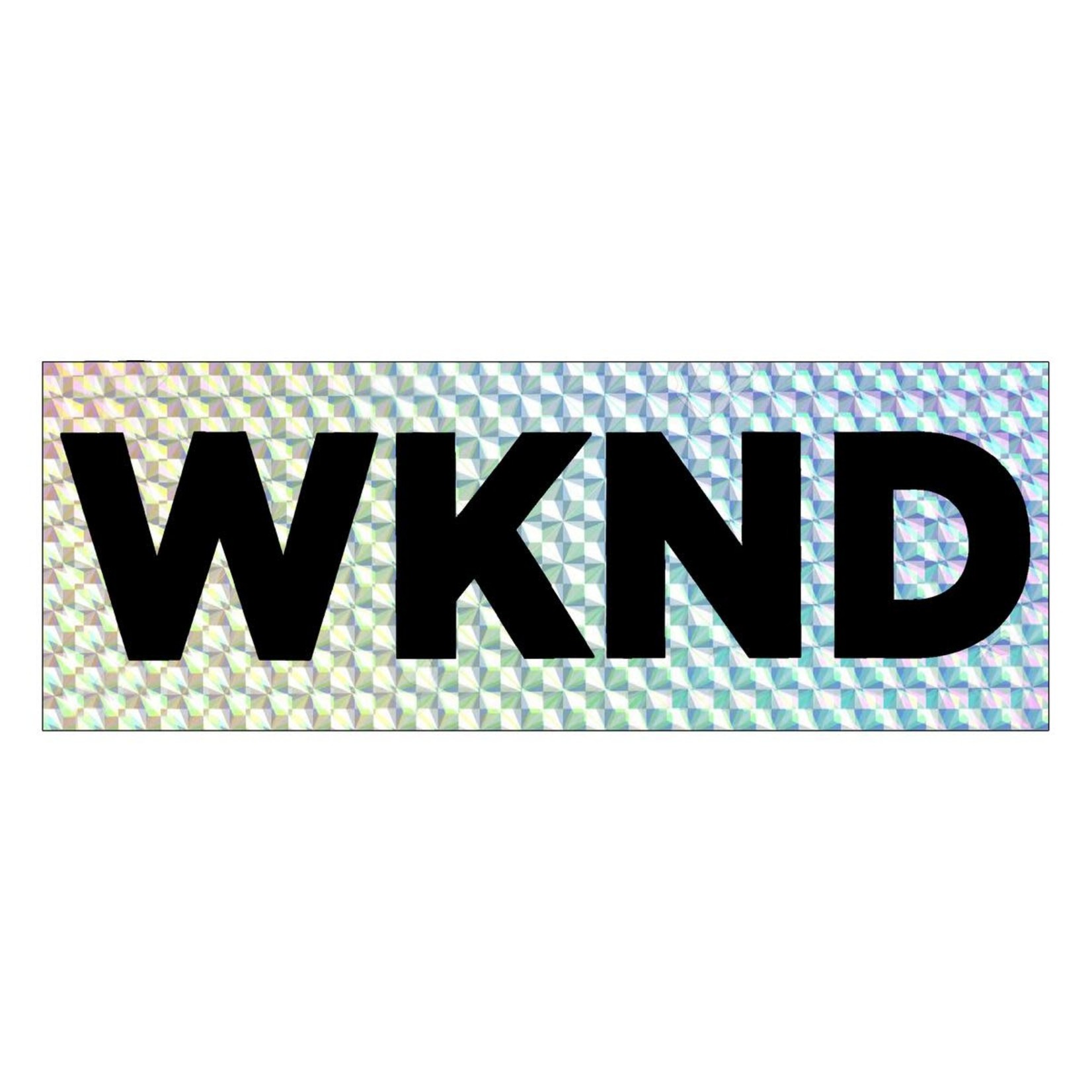 WKND WKND Banner Hologram Sticker