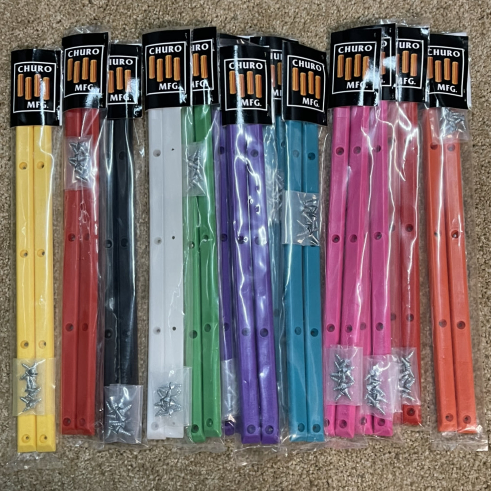Churro Mfg. - Skateboard  Rails (2pcs+screws) ASST