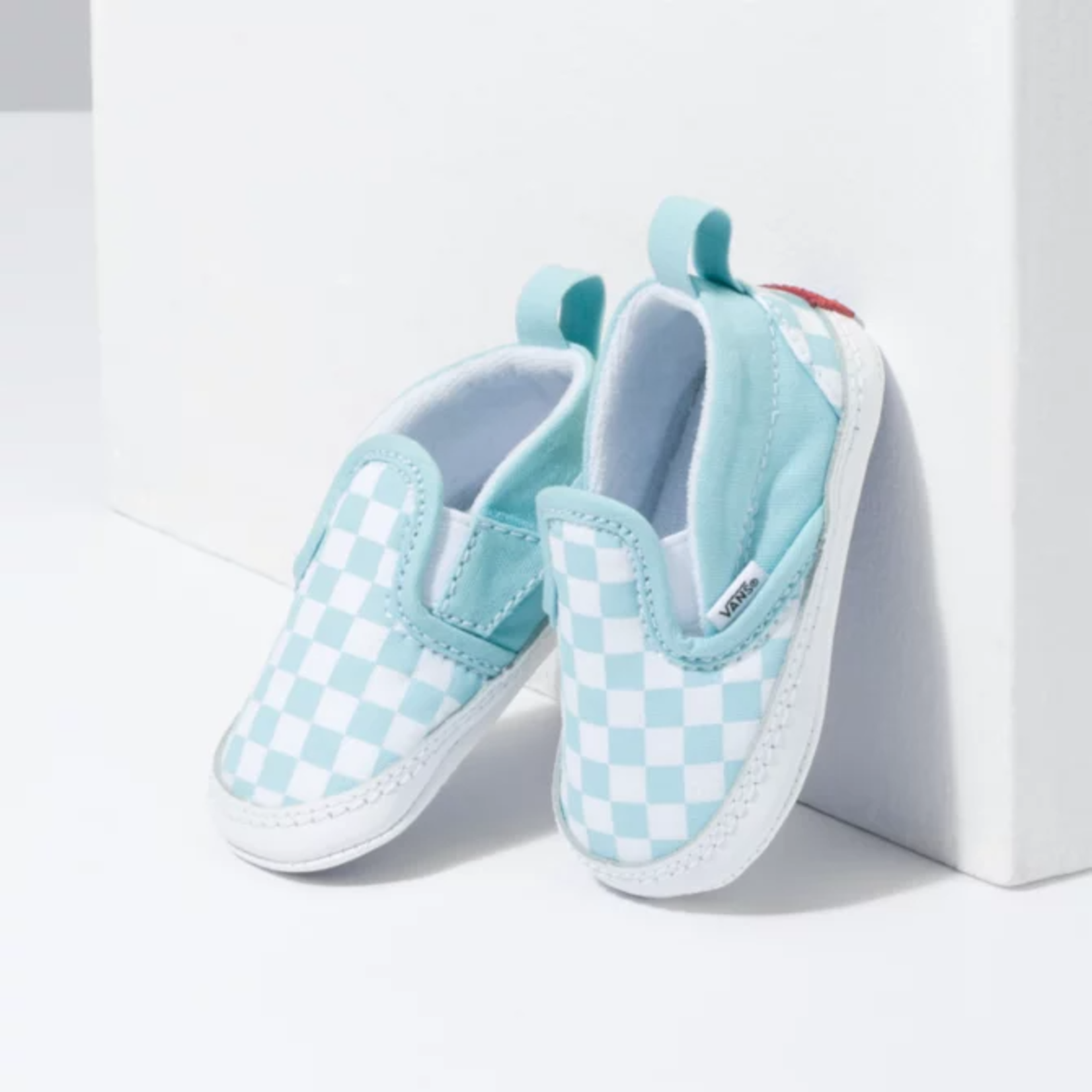 Vans Vans  Infant Checkerboard Slip-On  V Crib - Aquatic/ True White