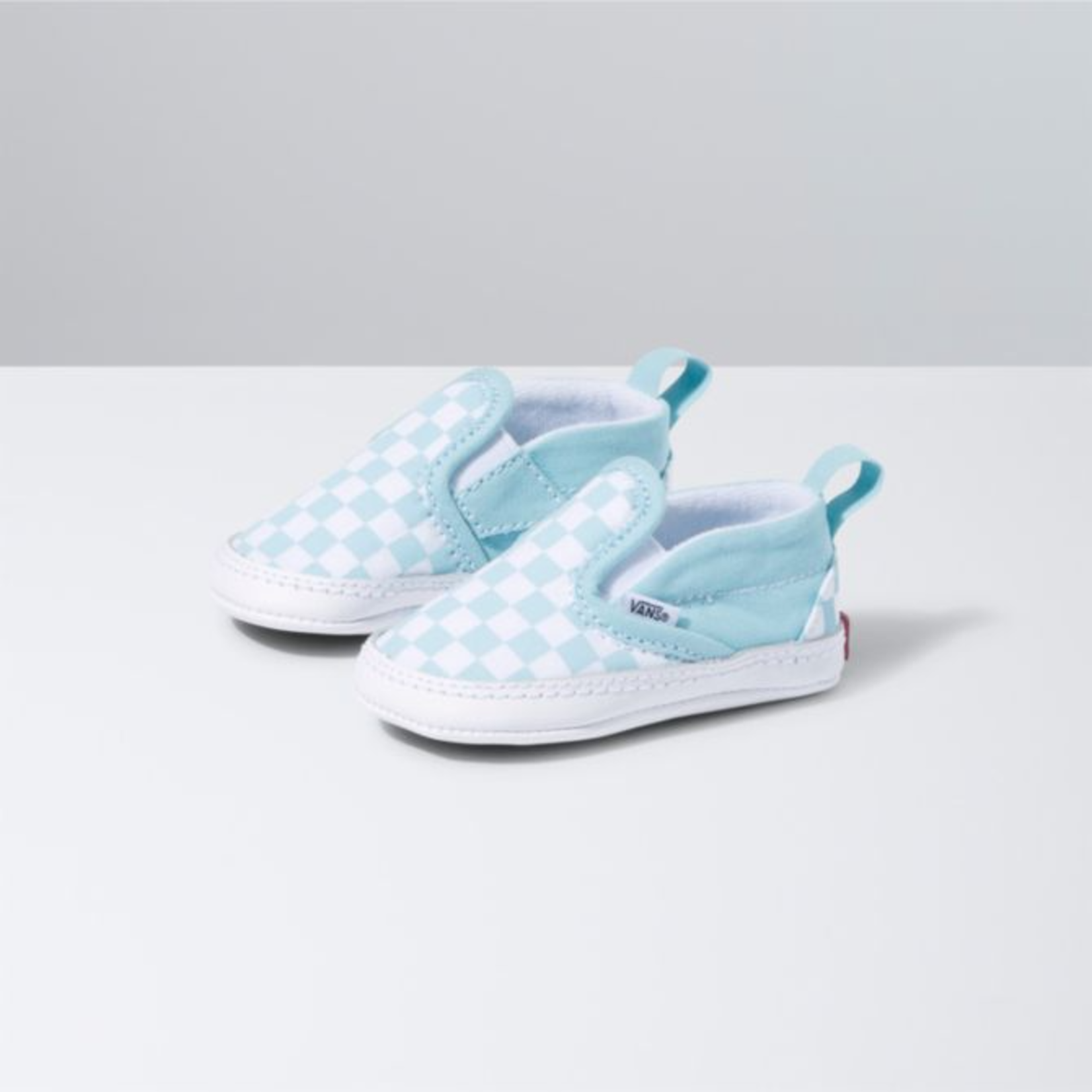 Vans Vans  Infant Checkerboard Slip-On  V Crib - Aquatic/ True White