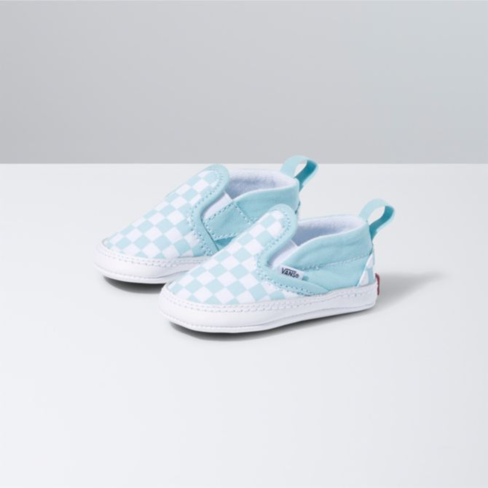 Vans Vans Infant Checkerboard Slip On V Crib Aquatic True White Attic Skate Snow Shop