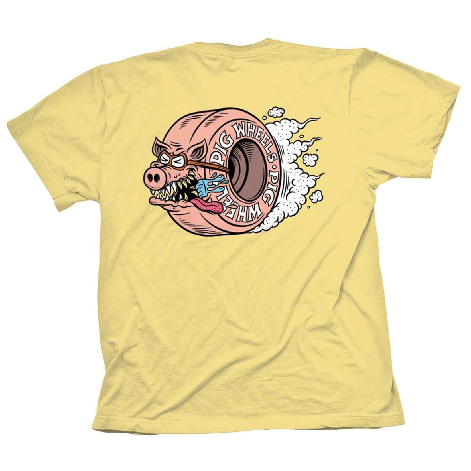 Pig Wheels Pig Wheels Speedster Tee - Banana