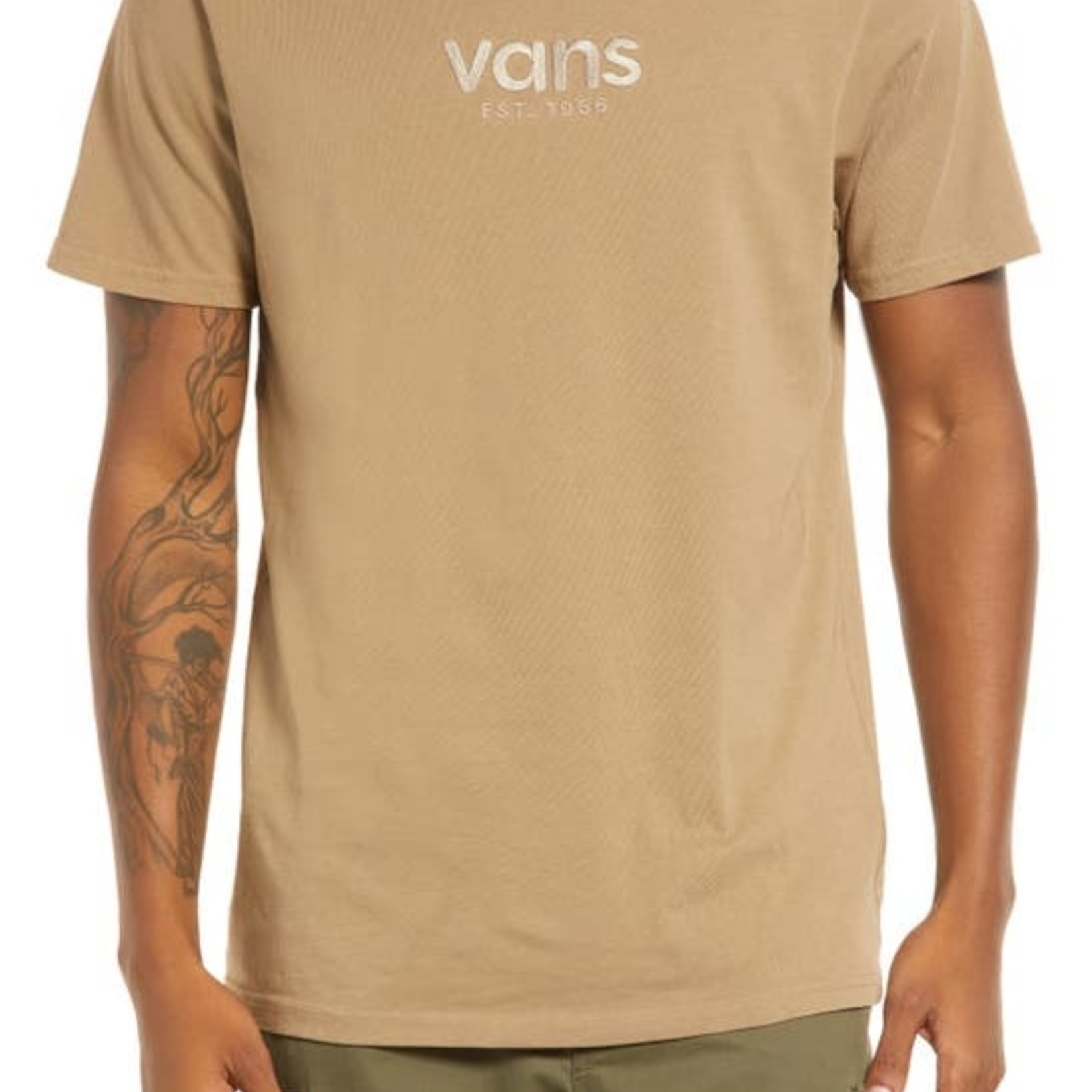 Vans Vans Off The Wall Washed S/S T-Shirt - Desert Taupe