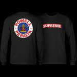 Powell Peralta Powell Supreme L/S T-shirt - Black