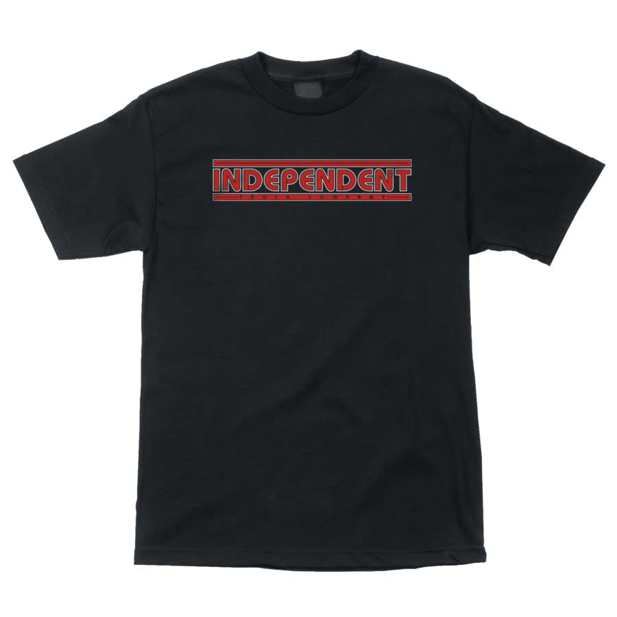 【INDEPENDENT】 BAUHAUS S/S JERSEY TOPS [BLACK] Independent - Bauhaus Jersey Shirt (Black) *SALE – 303boards.com