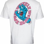 Slime Balls Santa Cruz Screaming Hand Scream Men's T-Shirt - White -