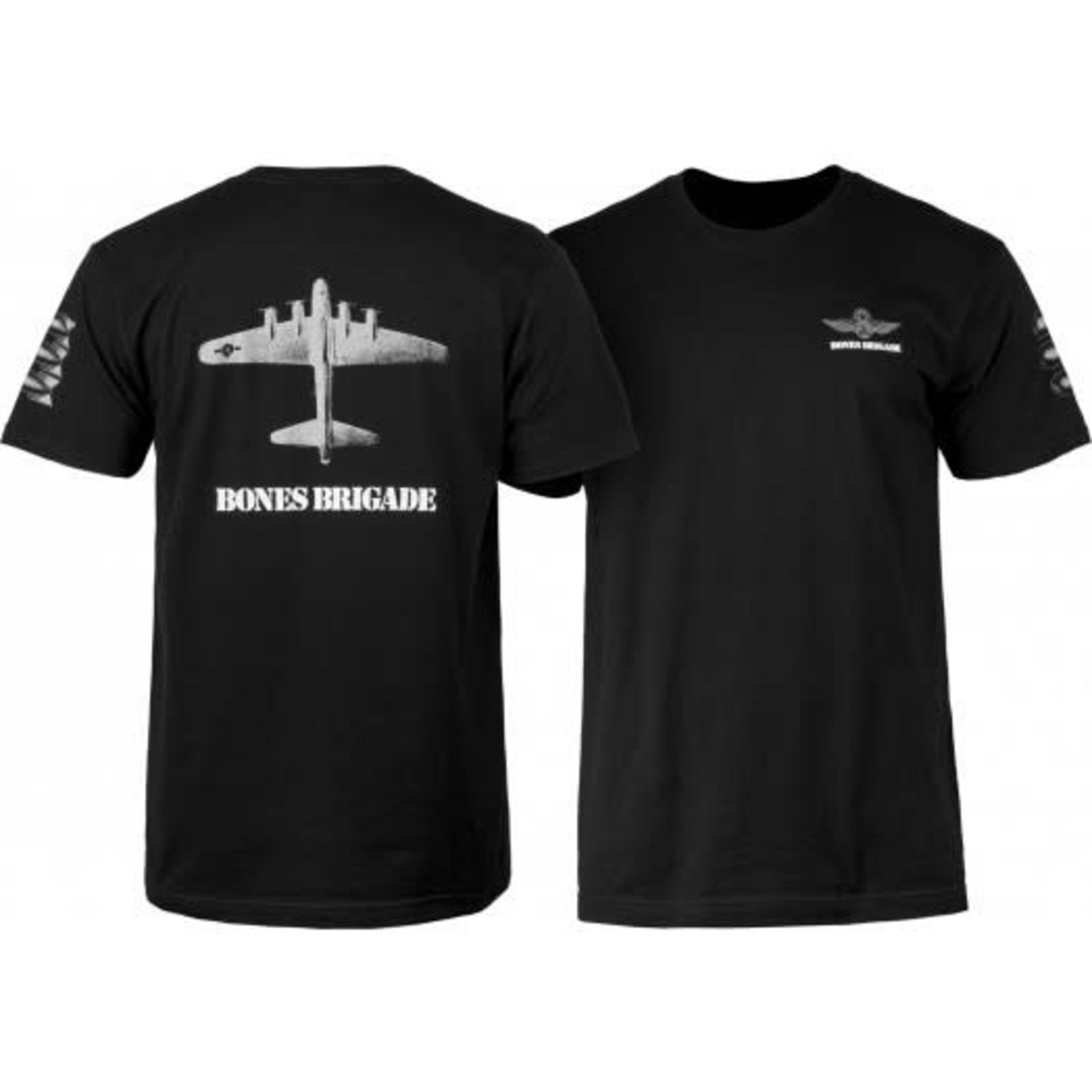 Powell Peralta Powell Peralta Bones Brigade Bomber T-shirt - Black -