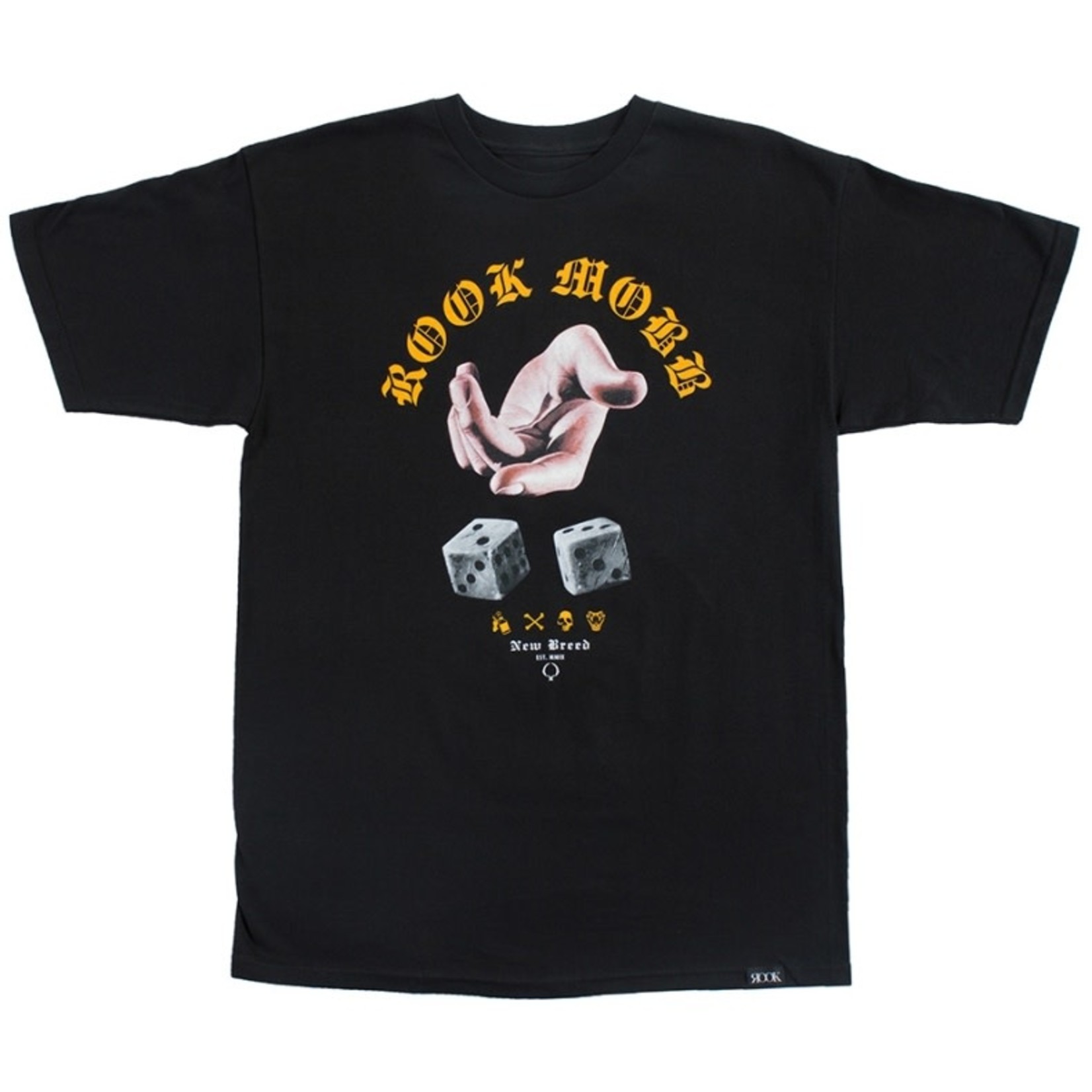 Rook Rook Brand Throwin Bones T-Shirt - Black