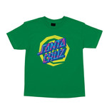 Santa Cruz Skateboards Santa Cruz Illusion Dot S/S Youth T-Shirt - Green