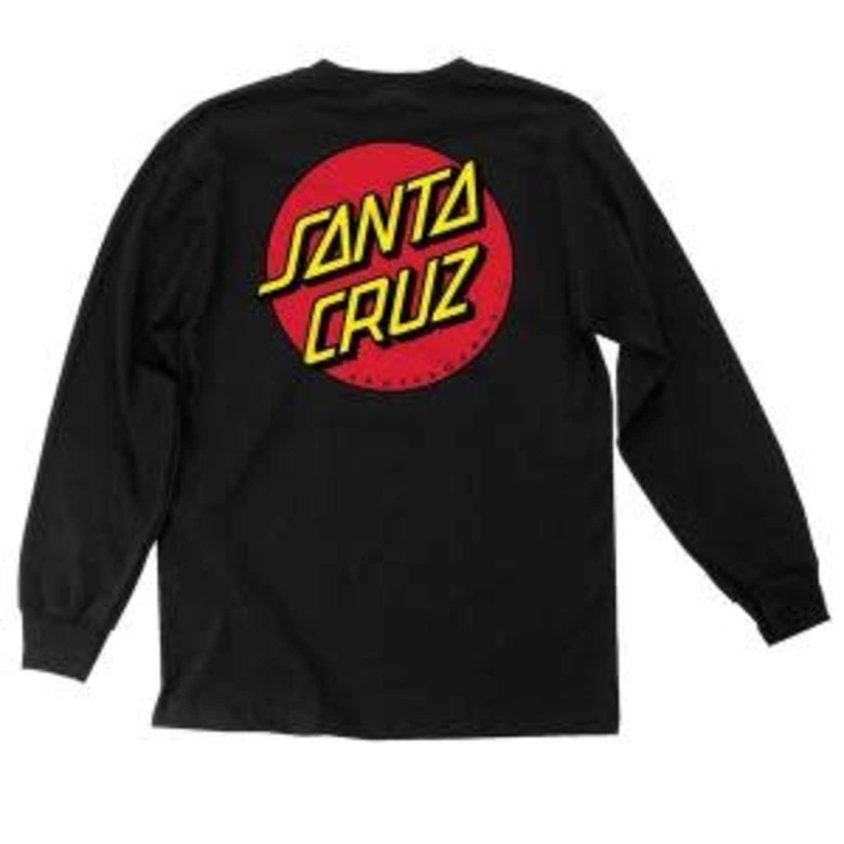 Santa Cruz Skateboards Santa Cruz Classic Dot L/S T-Shirt - Black -