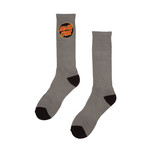 Santa Cruz Skateboards Santa Cruz Crew Socks (2 Pairs) - Gray/Black