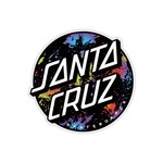 Santa Cruz Skateboards Santa Cruz Dot Splatter Mylar Sticker 3" x 3"