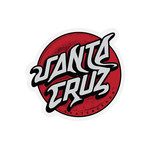 Santa Cruz Skateboards Santa Cruz Damaged Dot Clear Sticker 3.5 in x 3.25 in