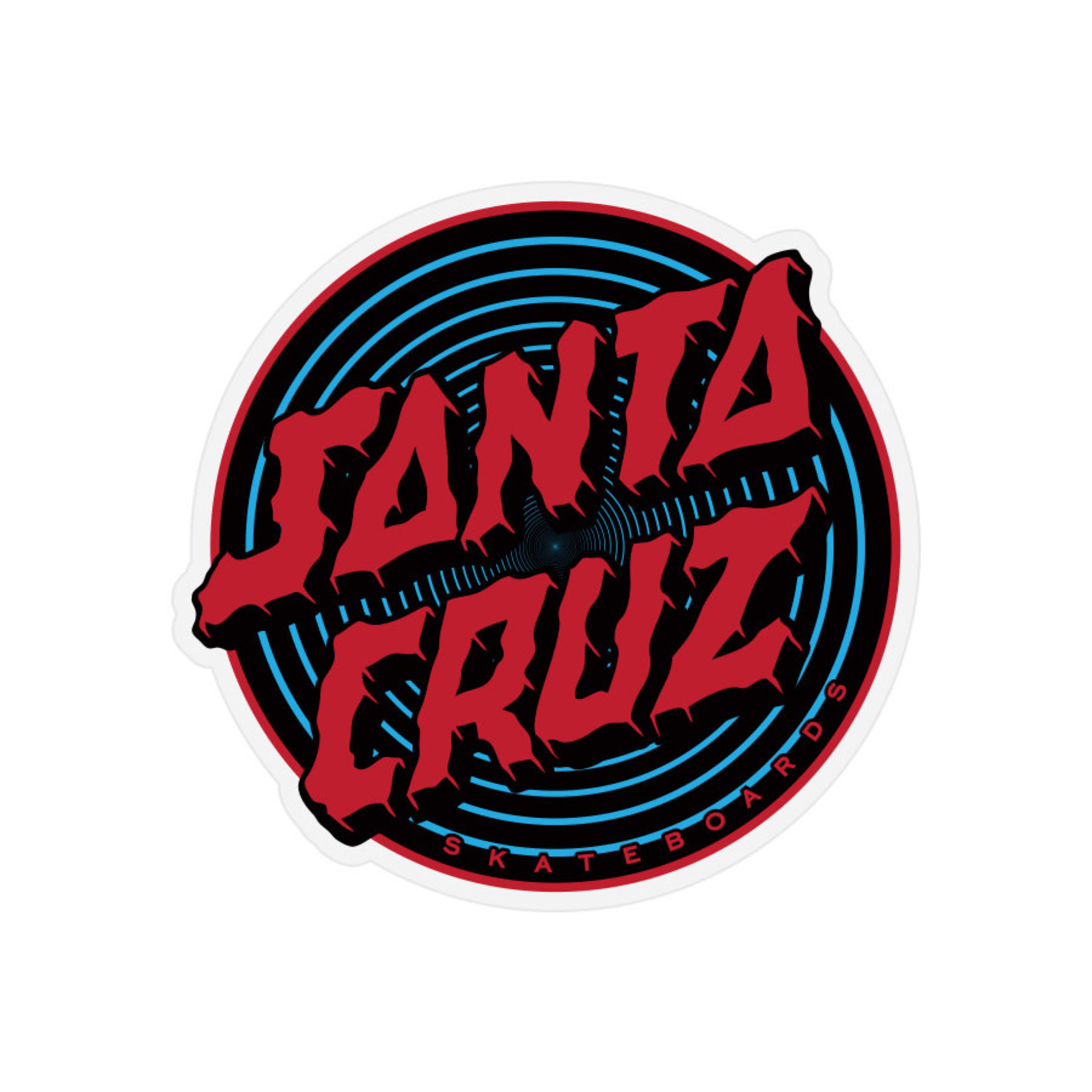 Santa Cruz Skateboards Santa Cruz Depth Dot Sticker 4.125"