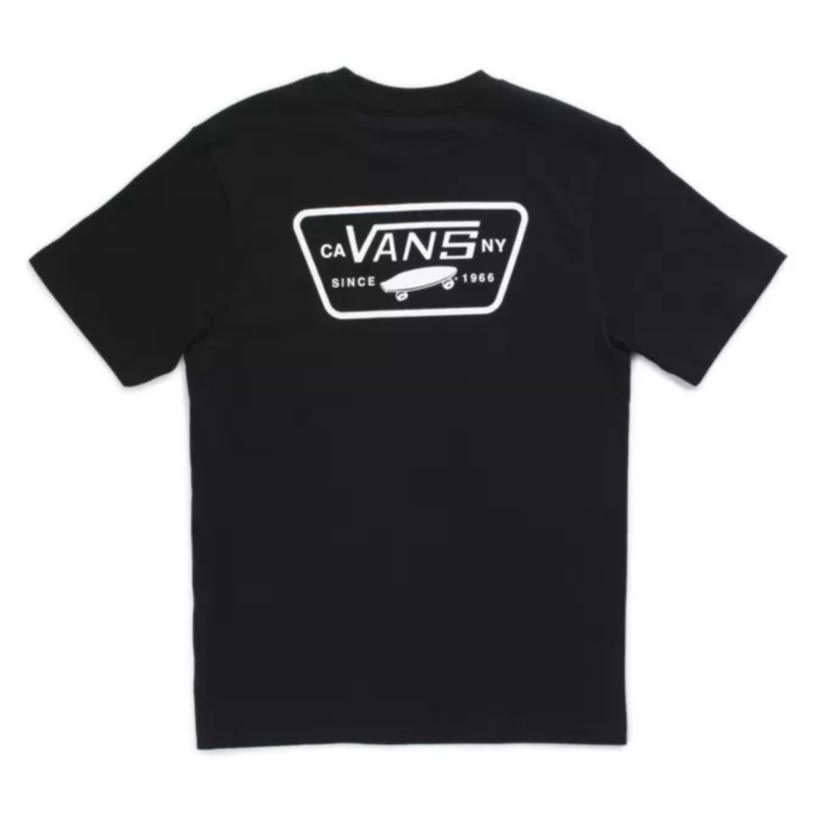 Vans Vans Full Patch Back Boys T-Shirt - Black / White
