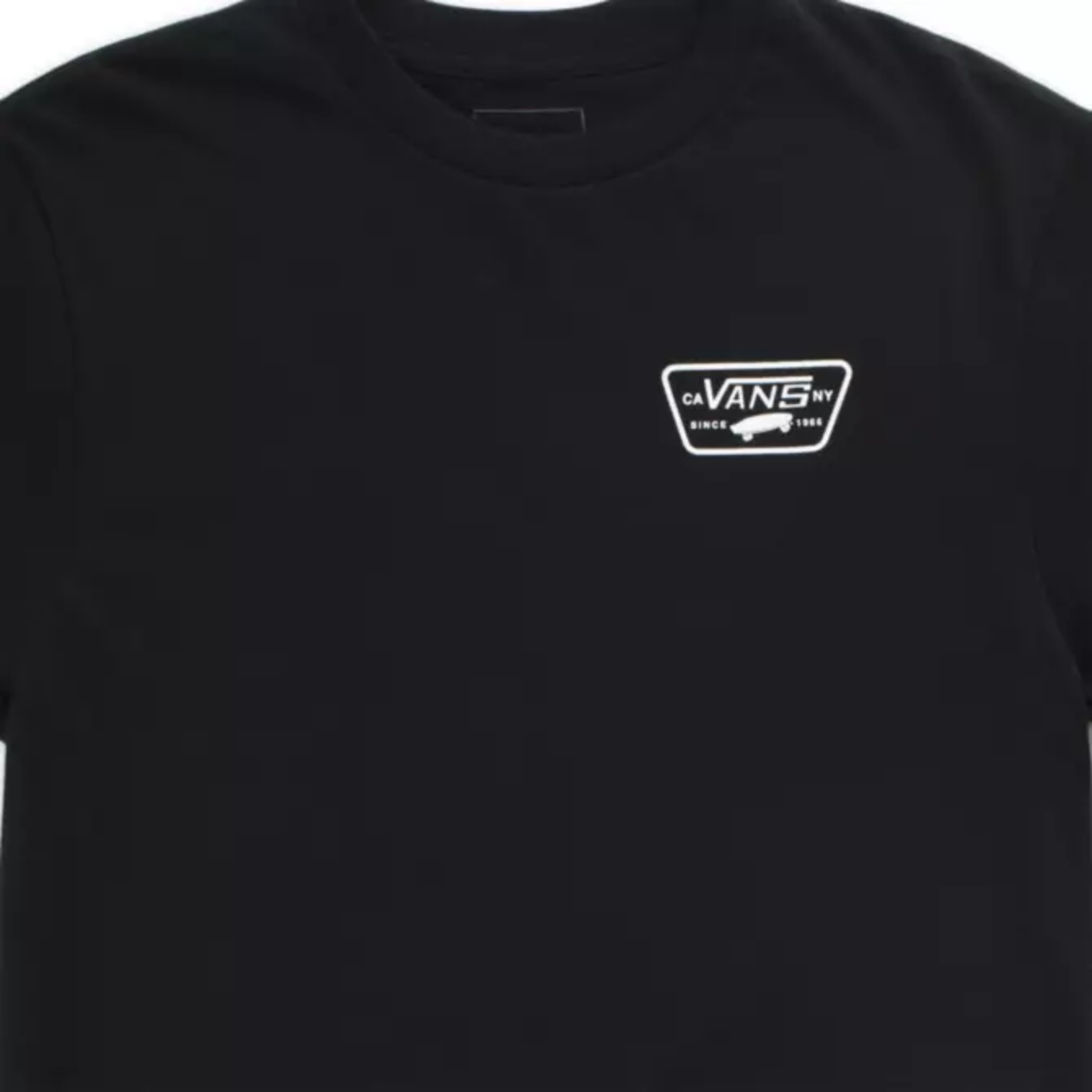 Vans Vans Full Patch Back Boys T-Shirt - Black / White