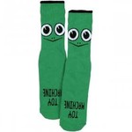 Toy Machine Toy Machine Turtle Face Youth Socks - Green