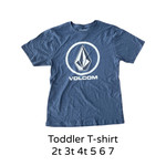 Volcom Volcom Crisp Stone Toddler T-Shirt - Blueprint