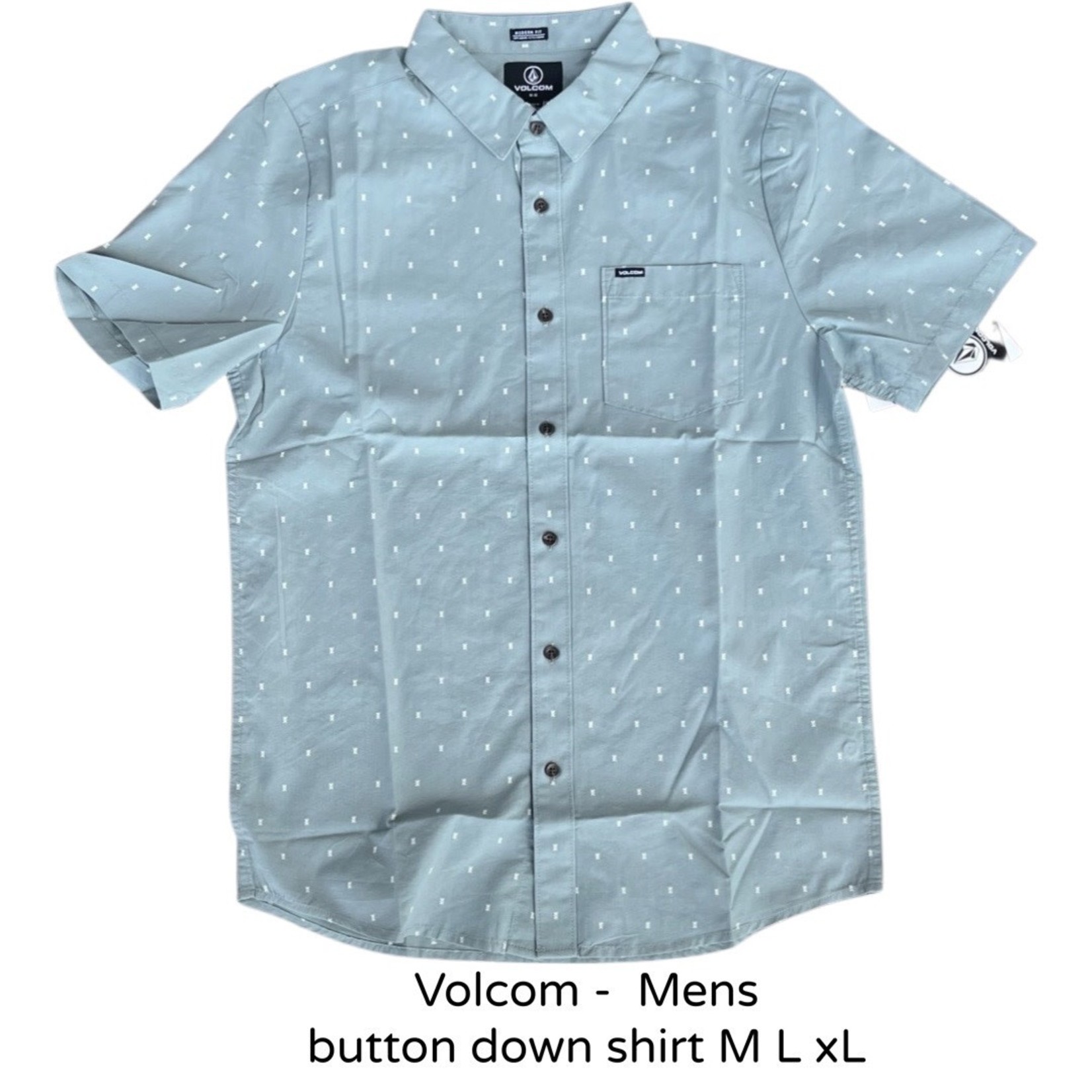 Volcom Volcom Janko button down shirt SS - Stormy Sea