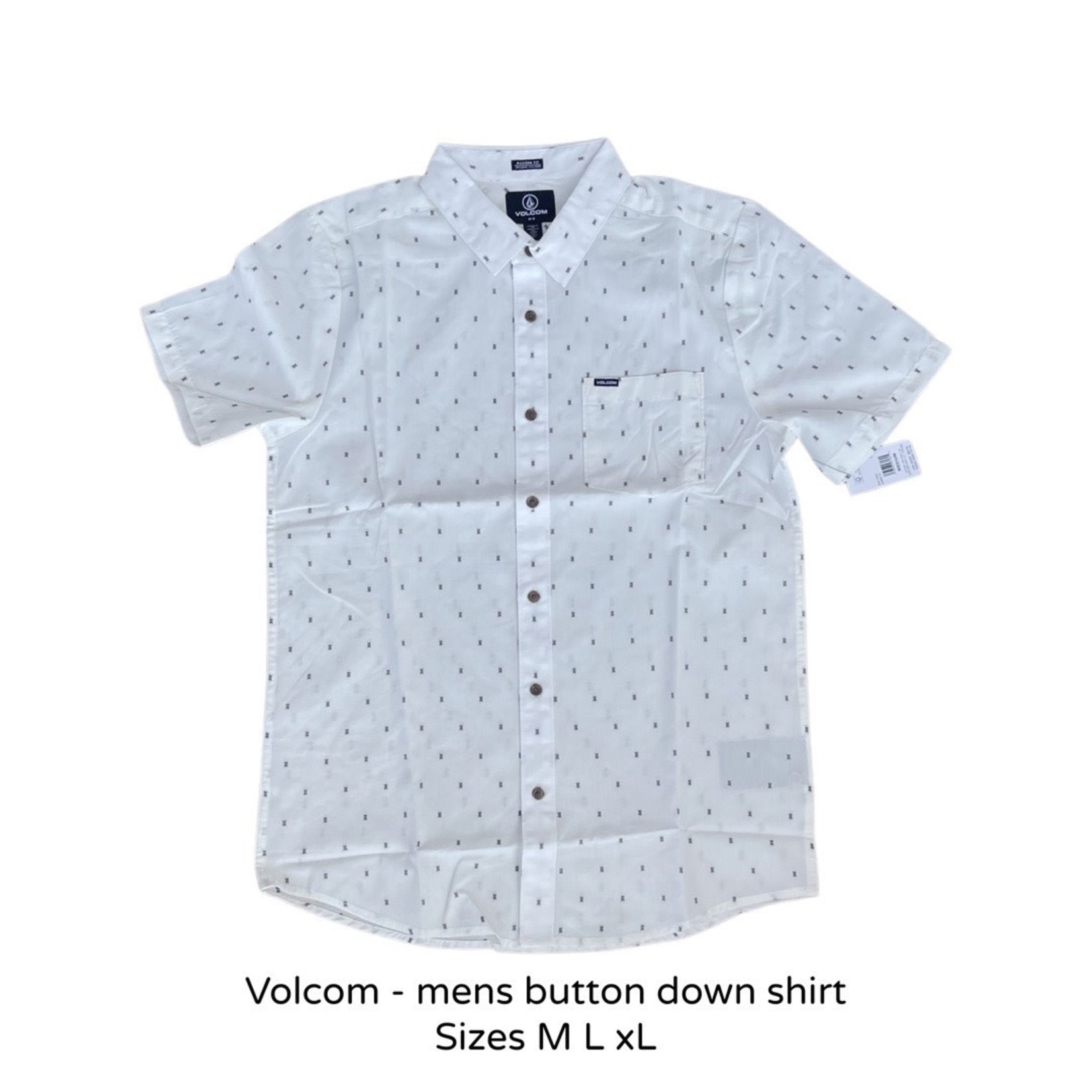 Volcom Volcom Janko  button down shirt SS - Cloud