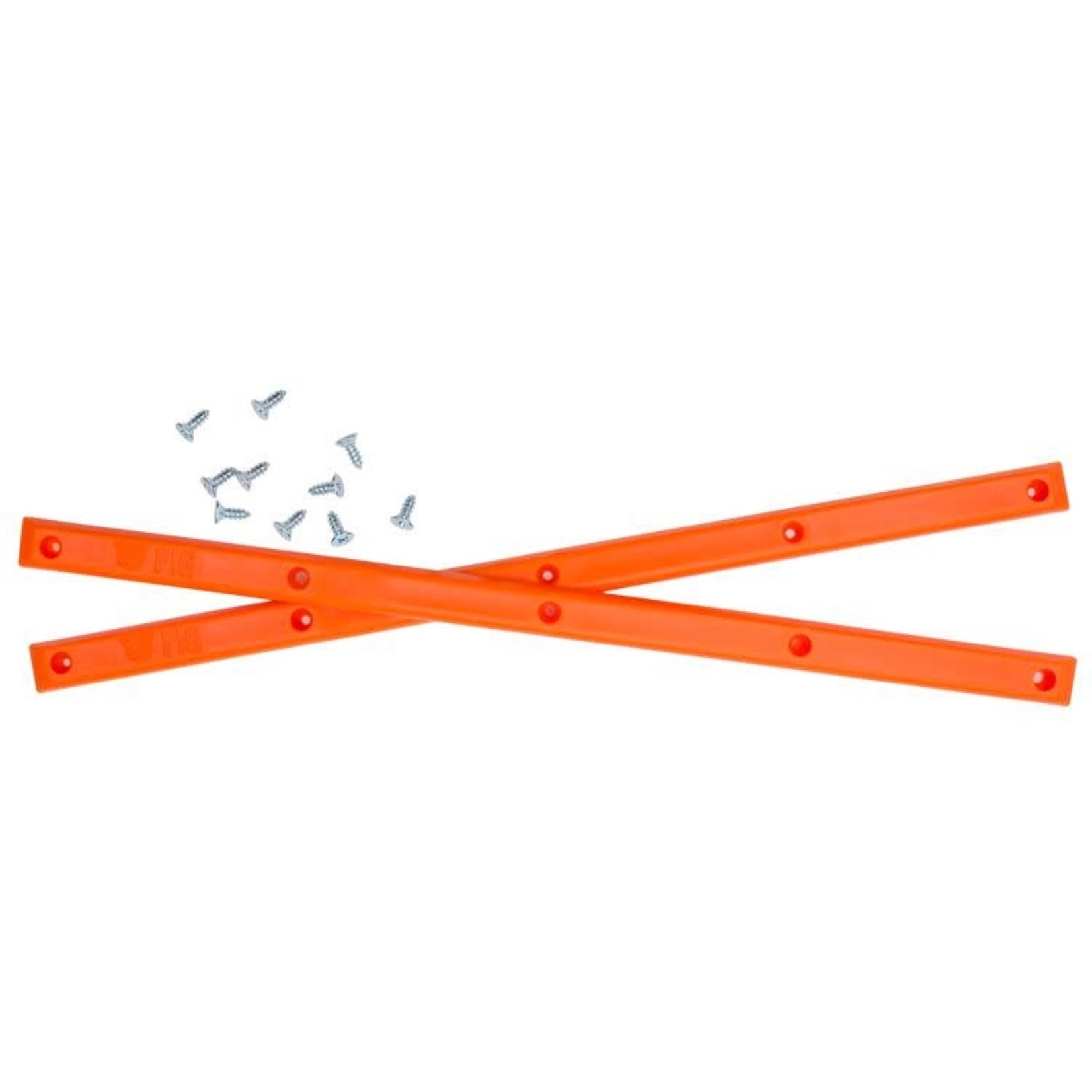 Pig Wheels Pig Neon Orange Skateboard Rails w/ Screws