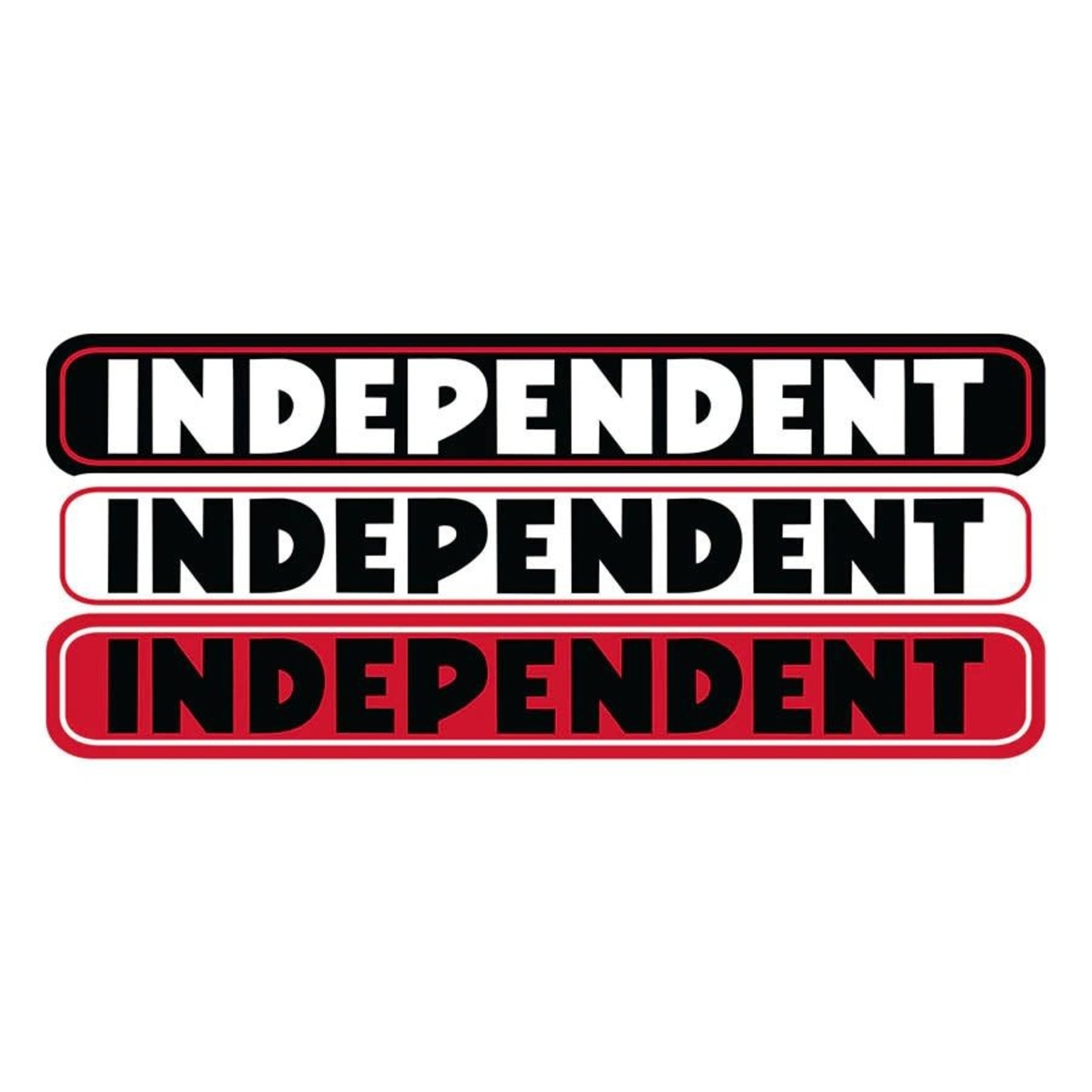 Independent Independent 4" Bar Vinyl Sticker (PROMO) - Red or White or Black