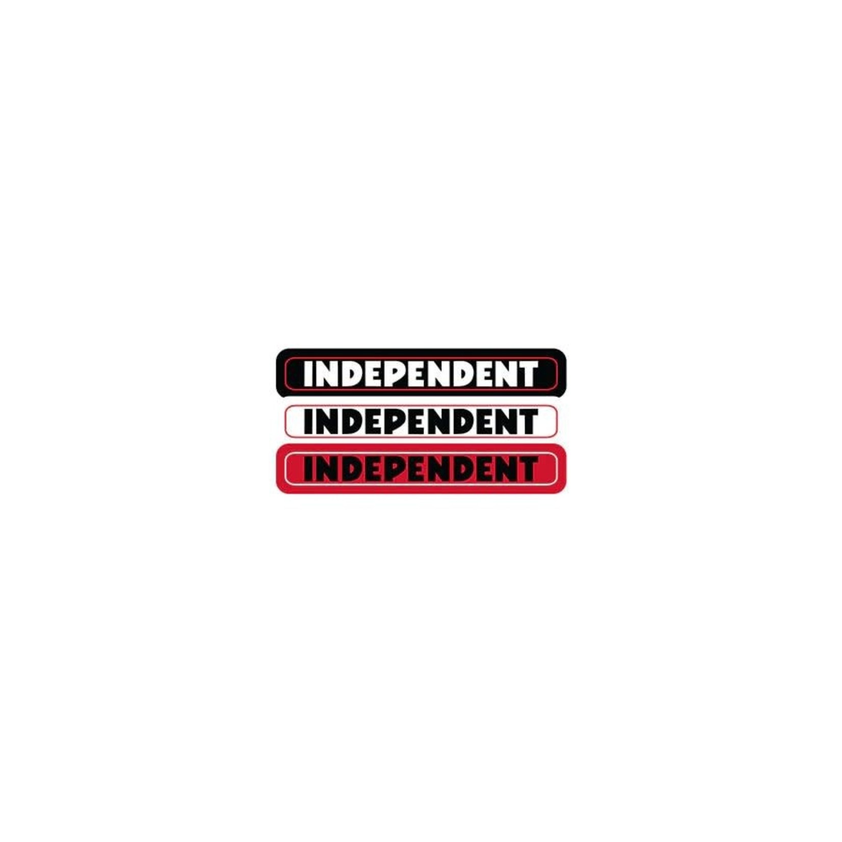 Independent Independent 2" Bar Vinyl Sticker - Red or White or Black