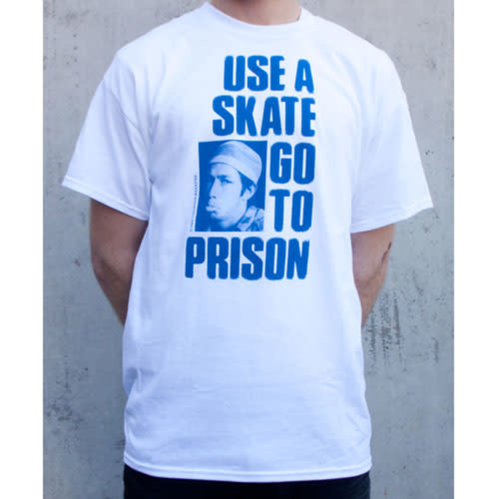 Thrasher Thrasher Use A Skate Go To Prison T-Shirt - White