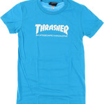 Thrasher Thrasher Skate Mag Logo Girls T-Shirt - Teal Blue